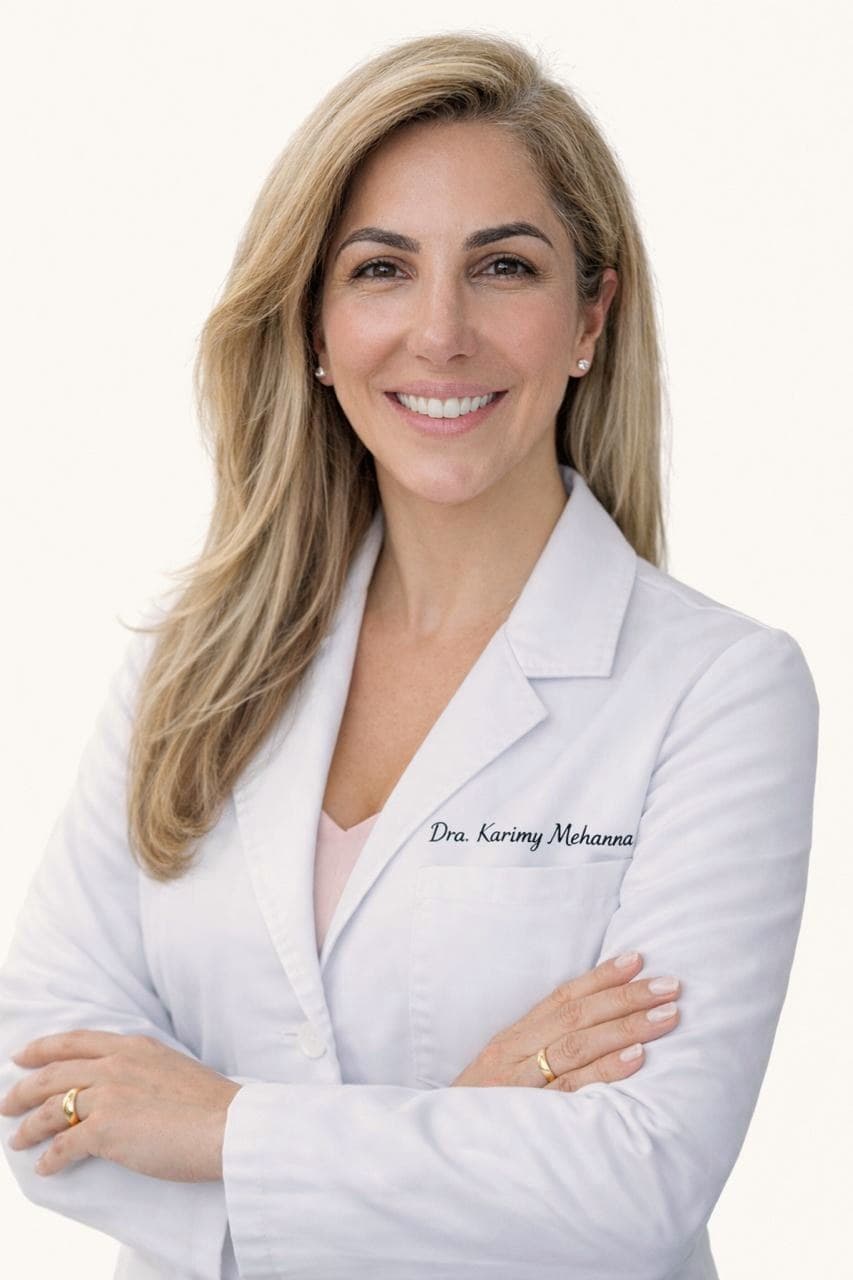 Dra. Karimy Mehanna, cirurgiã pediátrica especialista em hemangioma infantil, em Curitiba